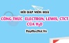 Viết công thức Electron, công thức Lewis và CTCT của nước H2O